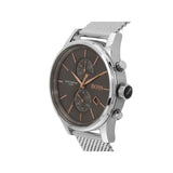  Shop Authentic Hugo Boss Jet Chronograph Grey Dial Silver Mesh Bracelet Watch for Men - 1513440 - Luxxuri