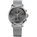  Shop Authentic Hugo Boss Jet Chronograph Grey Dial Silver Mesh Bracelet Watch for Men - 1513440 - Luxxuri