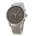  Shop Authentic Hugo Boss Jet Chronograph Grey Dial Silver Mesh Bracelet Watch for Men - 1513440 - Luxxuri