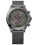  Shop Authentic Hugo Boss Ikon Grey Dial Grey Mesh Bracelet Watch for Men - 1513443 - Luxxuri