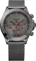  Shop Authentic Hugo Boss Ikon Grey Dial Grey Mesh Bracelet Watch for Men - 1513443 - Luxxuri