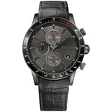  Shop Authentic Hugo Boss Rafale Chronograph Grey Dial Black Leather Strap Watch For Men - HB1513445 - Luxxuri