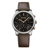  Shop Authentic Hugo Boss Time One Black Dial Brown Leather Strap Watch for Men - 1513448 - Luxxuri