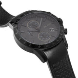  Shop Authentic Hugo Boss Rafale Chronograph Black Dial Black Leather Strap Watch For Men - 1513456 - Luxxuri