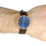  Shop Authentic Hugo Boss Jackson Blue Dial Black Leather Strap Watch for Men - 1513371 - Luxxuri