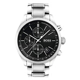  Shop Authentic Hugo Boss Grand Prix Black Dial Silver Steel Strap Watch for Men - 1513477 - Luxxuri
