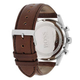  Shop Authentic Hugo Boss Navigator White Dial Brown Leather Strap Watch for Men - 1513495 - Luxxuri