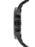  Shop Authentic Hugo Boss Navigator Black Dial Black Leather Strap Watch for Men - 1513497 - Luxxuri