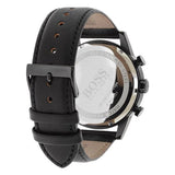  Shop Authentic Hugo Boss Navigator Black Dial Black Leather Strap Watch for Men - 1513497 - Luxxuri