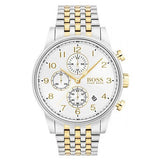  Shop Authentic Hugo Boss Navigator White Dial Two Tone Steel Strap Watch for Men - 1513499 - Luxxuri