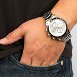  Shop Authentic Hugo Boss Rafale Competitive Sport Silver Dial Silver Steel Strap Watch for Men - 1513511 - Luxxuri