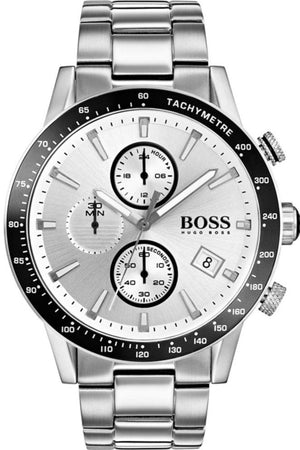  Shop Authentic Hugo Boss Rafale Competitive Sport Silver Dial Silver Steel Strap Watch for Men - 1513511 - Luxxuri
