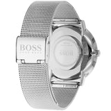 Shop Authentic Hugo Boss Jackson Quartz Black Dial Silver Mesh Bracelet Watch For Men - 1513514 - Luxxuri