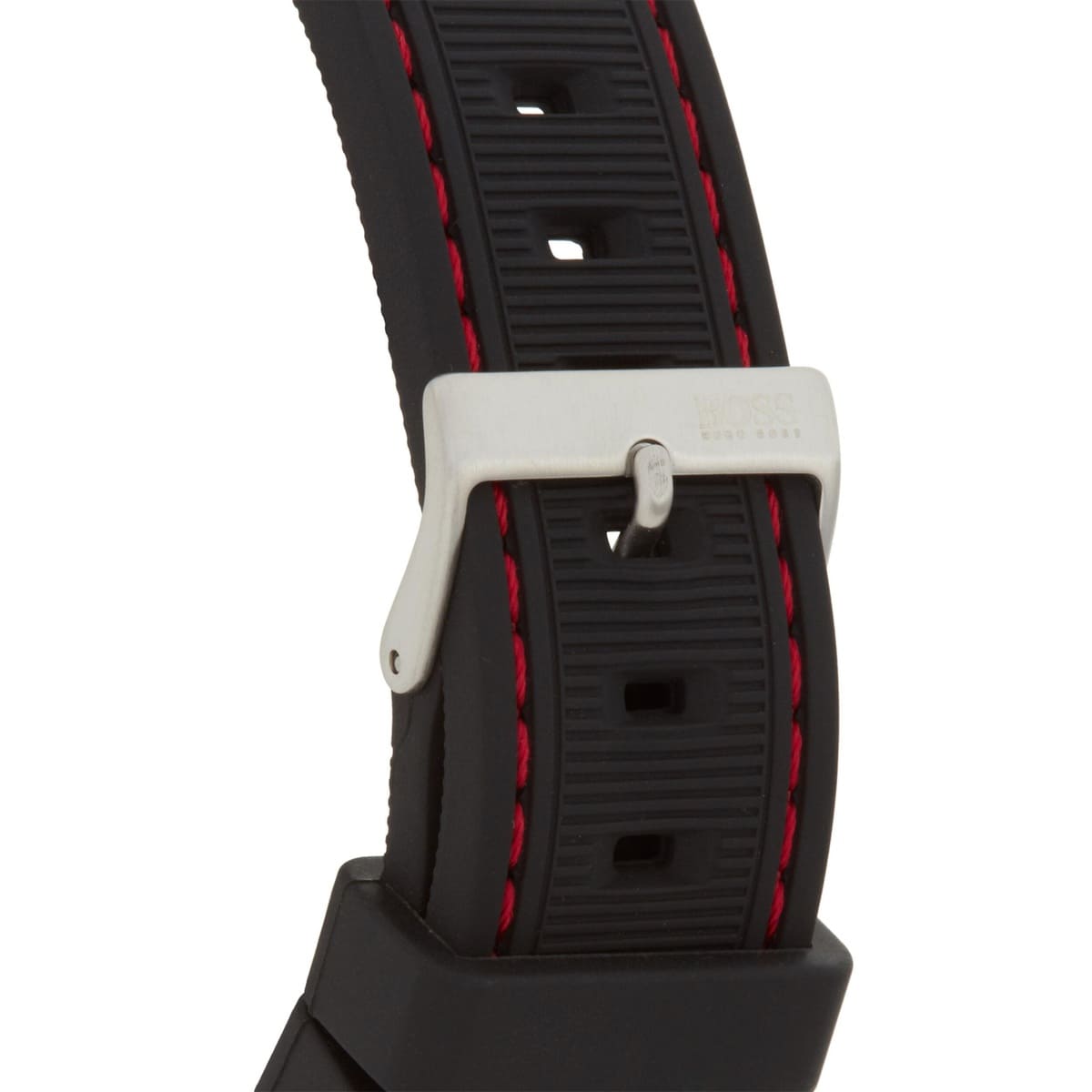  Shop Authentic Hugo Boss Professional Black Dial Black Silicone Strap Watch for Men - 1513525 - Luxxuri