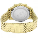  Shop Authentic Hugo Boss Navigator Black Dial Gold Steel Strap Watch for Men - 1513531 - Luxxuri