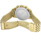  Shop Authentic Hugo Boss Navigator Black Dial Gold Steel Strap Watch for Men - 1513531 - Luxxuri