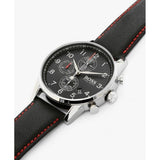  Shop Authentic Hugo Boss Navigator Black Dial Black Leather Strap Watch for Men - 1513535 - Luxxuri