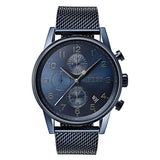  Shop Authentic Hugo Boss Navigator Chronograph Blue Dial Blue Mesh Bracelet Watch for Men - 1513538 - Luxxuri