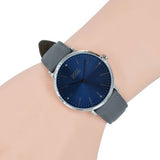  Shop Authentic Hugo Boss Horizon Blue Dial Grey Leather Strap Watch for Men - 1513539 - Luxxuri