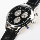  Shop Authentic Hugo Boss Companion Black Dial Black Leather Strap Watch for Men - 1513543 - Luxxuri
