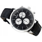  Shop Authentic Hugo Boss Companion Black Dial Black Leather Strap Watch for Men - 1513543 - Luxxuri