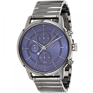  Shop Authentic Hugo Boss Architectural Blue Dial Grey Steel Strap Watch for Men - 1513574 - Luxxuri