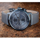  Shop Authentic Hugo Boss Architectural Grey Dial Grey Leather Strap Watch for Men - 1513570 - Luxxuri