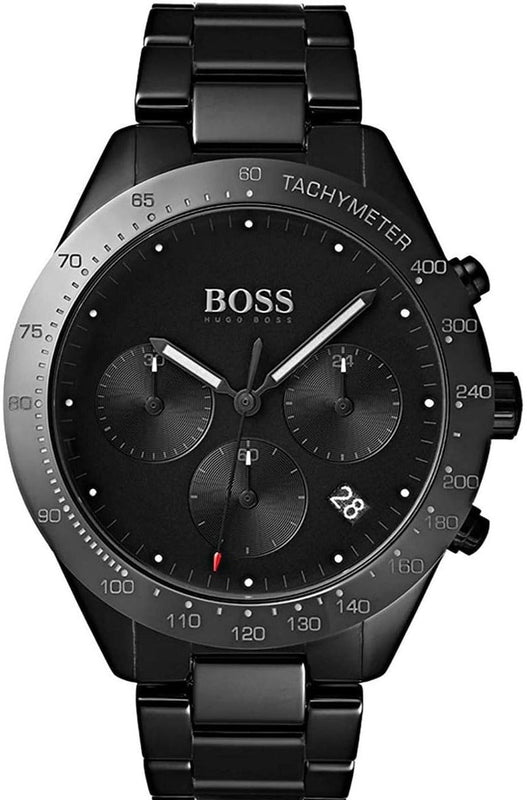  Shop Authentic Hugo Boss Talent Black Ceramic Dial Black Steel Strap Watch for Men - 1513581 - Luxxuri