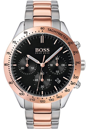  Shop Authentic Hugo Boss Talent Black Dial Two Tone Steel Strap Watch for Men - 1513584 - Luxxuri