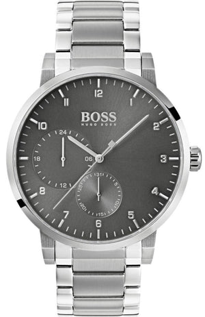 Shop Authentic Hugo Boss Oxygen Grey Dial Silver Steel Strap Watch for Men - 1513596 - Luxxuri