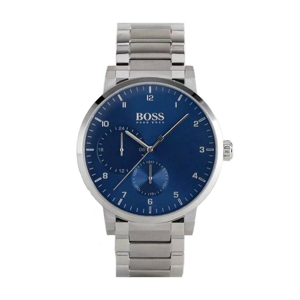  Shop Authentic Hugo Boss Oxygen Chronograph Blue Dial Silver Steel Strap Watch for Men - 1513597 - Luxxuri