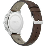  Shop Authentic Hugo Boss Attitude White Dial Brown Leather Strap Watch for Men - 1513609 - Luxxuri