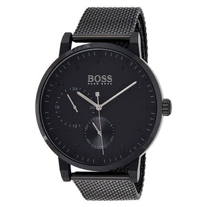  Shop Authentic Hugo Boss Oxygen Black Dial Black Mesh Bracelet Watch for Men - 1513636 - Luxxuri