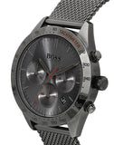  Shop Authentic Hugo Boss Talent Gunmetal Dial Grey Mesh Bracelet Watch for Men - 1513637 - Luxxuri