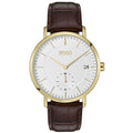  Shop Authentic Hugo Boss Corporal White Dial Brown Leather Strap Watch for Men - 1513640 - Luxxuri