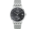 Hugo Boss Corporal Black Dial Silver Mesh Bracelet Watch for Men - 1513641