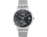  Shop Authentic Hugo Boss Corporal Black Dial Silver Mesh Bracelet Watch for Men - 1513641 - Luxxuri