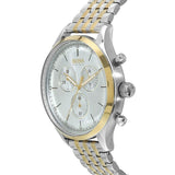  Shop Authentic Hugo Boss Companion Silver Dial Two Tone Mesh Bracelet Watch for Men - 1513654 - Luxxuri