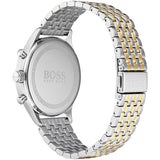  Shop Authentic Hugo Boss Companion Silver Dial Two Tone Mesh Bracelet Watch for Men - 1513654 - Luxxuri