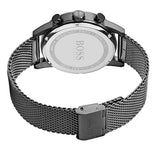 Shop Authentic Hugo Boss Navigator Grey Dial Grey Mesh Bracelet Watch for Men - 1513674 - Luxxuri