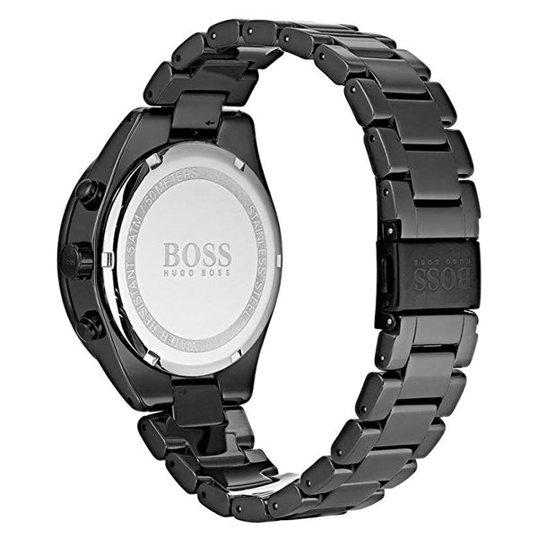  Shop Authentic Hugo Boss Trophy Black Dial Black Steel Strap Watch for Men - 1513675 - Luxxuri