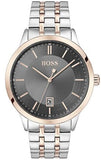  Shop Authentic Hugo Boss Classic Grey Dial Two Tone Steel Strap Watch for Men - 1513688 - Luxxuri