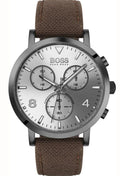  Shop Authentic Hugo Boss Spirit White Dial Brown Nylon Strap Watch for Men - 1513690 - Luxxuri