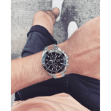  Shop Authentic Hugo Boss Ocean Edition Black Dial Two Tone Steel Strap Watch for Men - 1513705 - Luxxuri