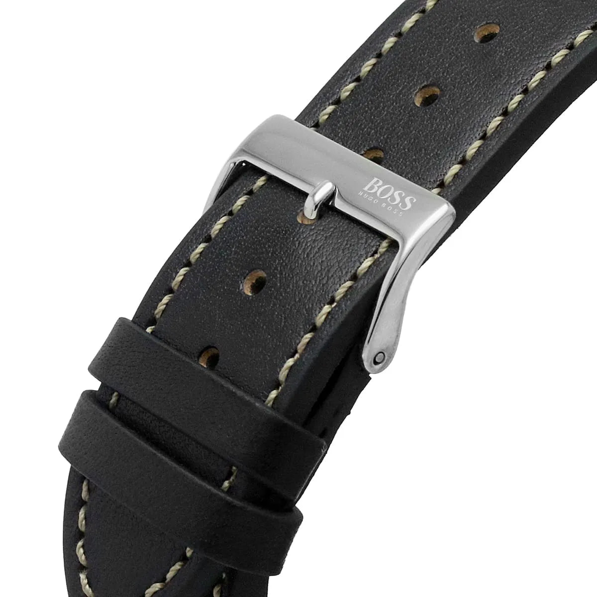  Shop Authentic Hugo Boss Pioneer Chronograph Black Dial Black Leather Strap Watch For Men - 1513708 - Luxxuri