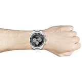  Shop Authentic Hugo Boss Ikon Black Dial Silver Steel Strap Watch for Men - 1512965 - Luxxuri