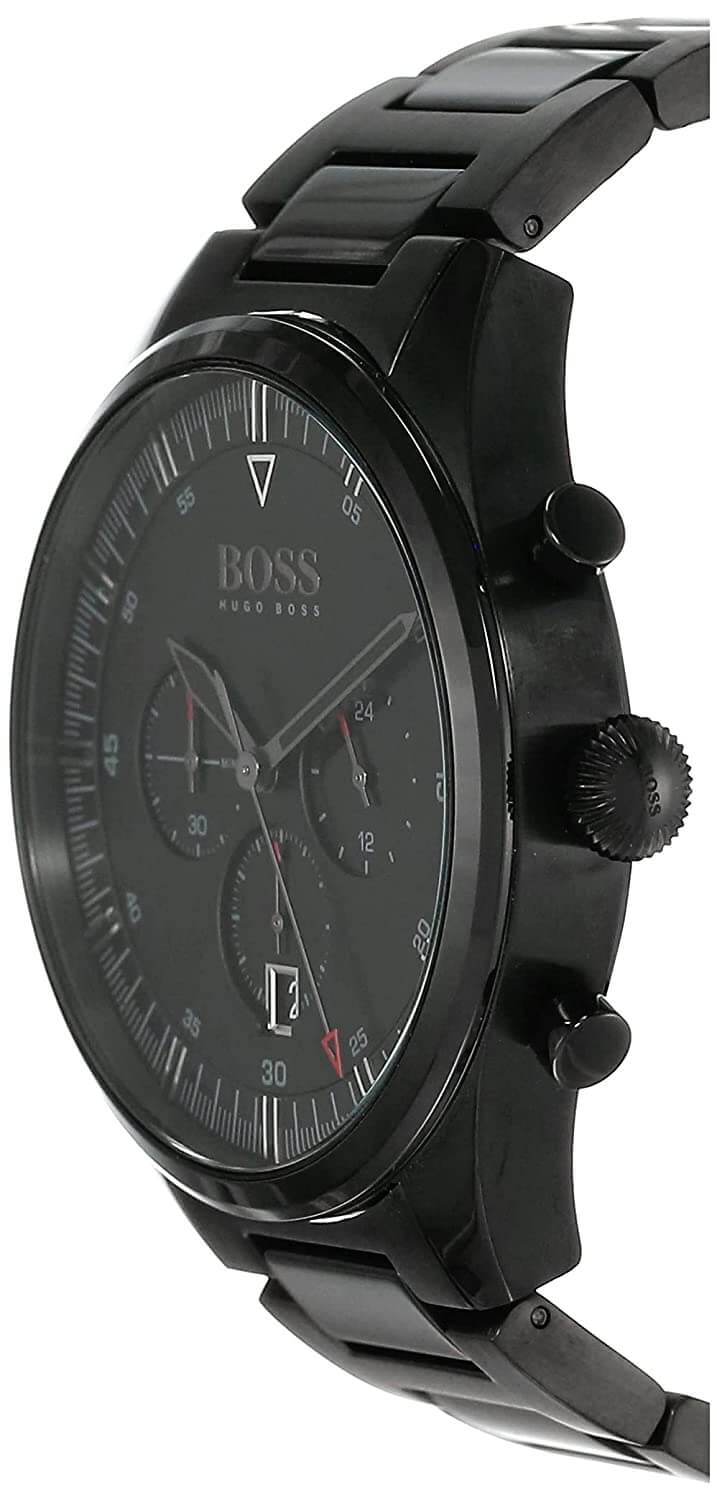  Shop Authentic Hugo Boss Pioneer Black Dial Black Steel Strap Watch for Men - 1513714 - Luxxuri