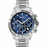  Shop Authentic Hugo Boss Ikon Blue Dial Silver Steel Strap Watch for Men - 1512963 - Luxxuri