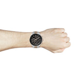  Shop Authentic Hugo Boss Here Chronograph Black Dial Two Tone Steel Strap Watch for Men - 1513757 - Luxxuri