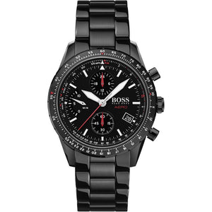  Shop Authentic Hugo Boss Aero Black Dial Black Steel Strap Watch for Men - 1513771 - Luxxuri